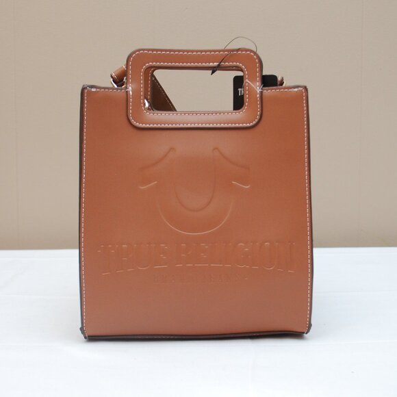 True Religion Horseshoe Motif Crossbody Tote Bag - Picture 2 of 8